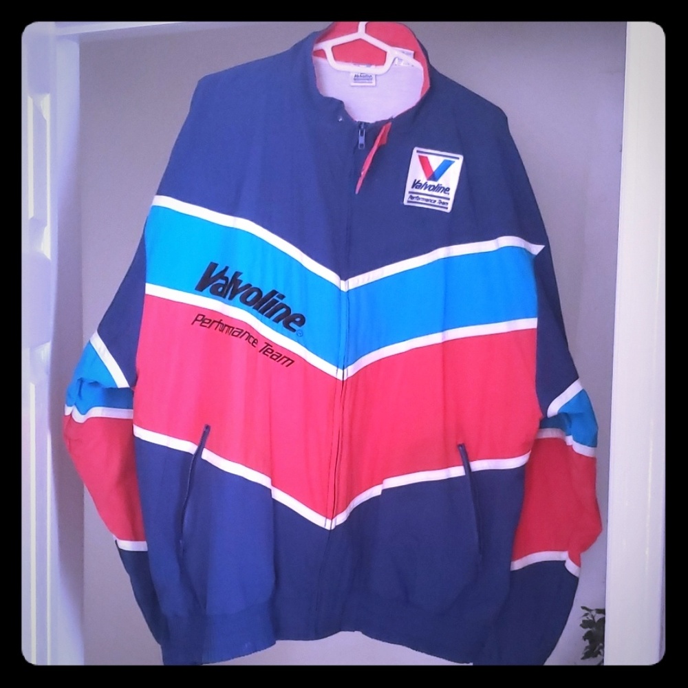RARE Vintage Retro Team Valvoline Racing Jacket